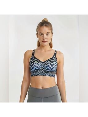 PINK by Victoria’s Secret Athletic Geometric Yoga Push Up Bra